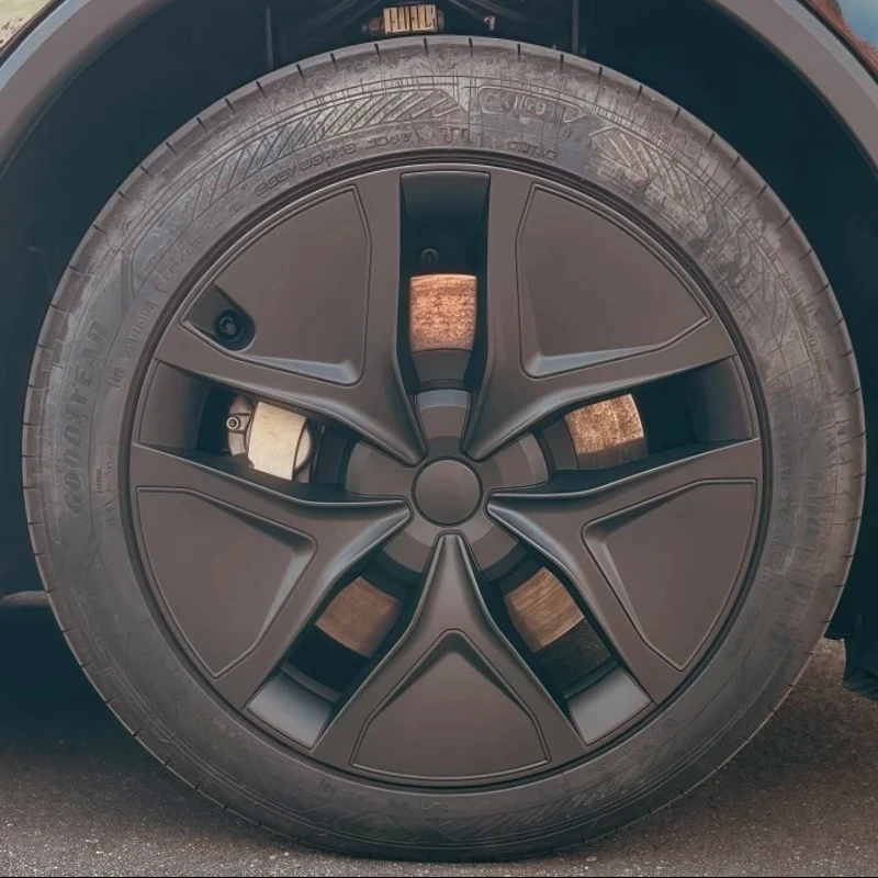 19 Inch Performance Wheel Cover Hub Caps Protector 4Pcs Set Fit Model Y Juniper 2025 To Up Vehicle Styling Parts