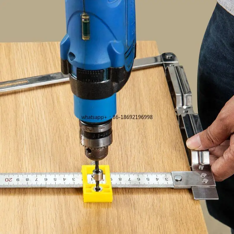 Two-in-one Positioning Ruler, Folding Ruler, Invisible Parts, Screw Positioning and Punching Ruler, Retractable Folding