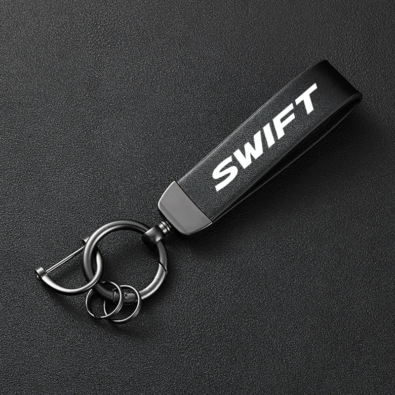 High-Grade Leather Car Keychain Holder Keyring For Suzuki Swift Sport zc33s zc31s zc72s Accessories - view 2