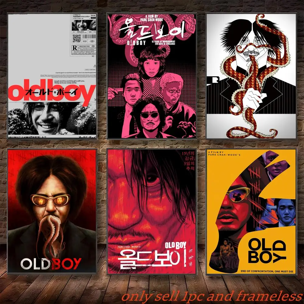 Family Revenge Movie O-Oldboy Poster Poster Painting Prints Wall Art Picture Film Room Home Bar Cafe Decor Mural