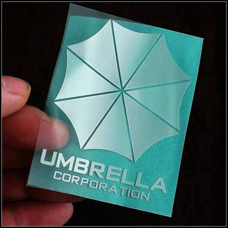 Resident Evil umbrella Umbrella logo Metal phone sticker Computer sticker Car sticker