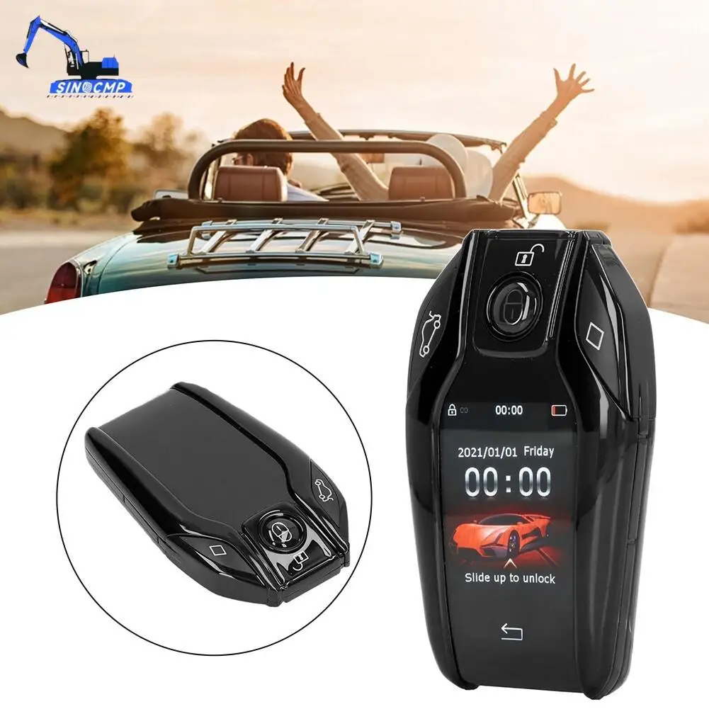 

Умный ЖК-ключ от автомобиля, дистанционный сенсорный экран, вход без ключа, рама из сплава, универсальная кнопка запуска-стоп двигателя, детали дистанционного управления для транспортных средств