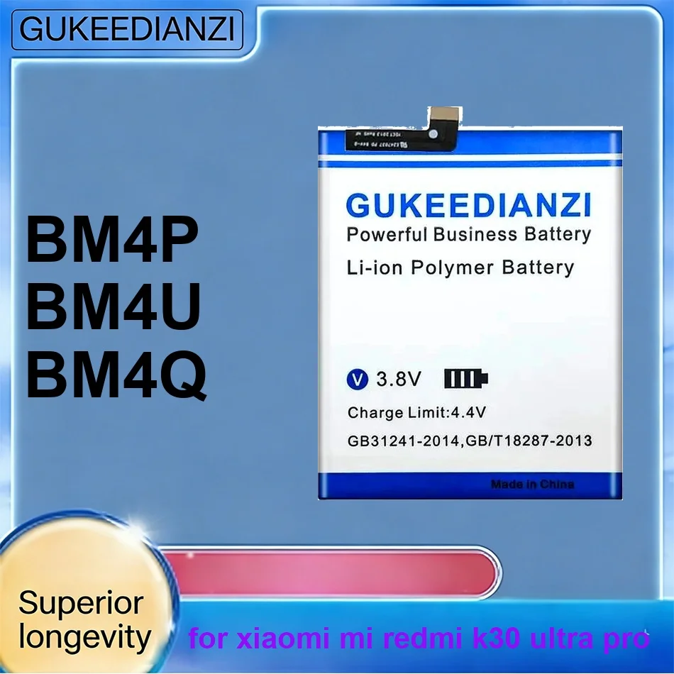 

Mobile Phone Battery Safe BM4U BM4P BM4Q 5200mAh For Xiaomi MI For Redmi K30 Ultra Pro