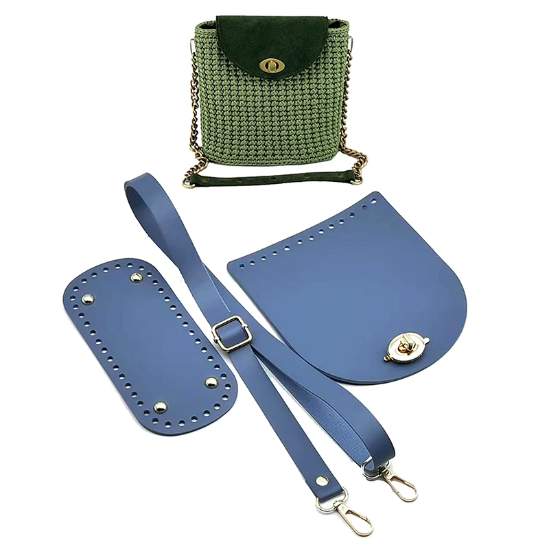 Leather Bag Strap Handmade Handbag Woven Set High Quality Bag Bottoms With Hardware Accessories for DIY Shoulder Handbag