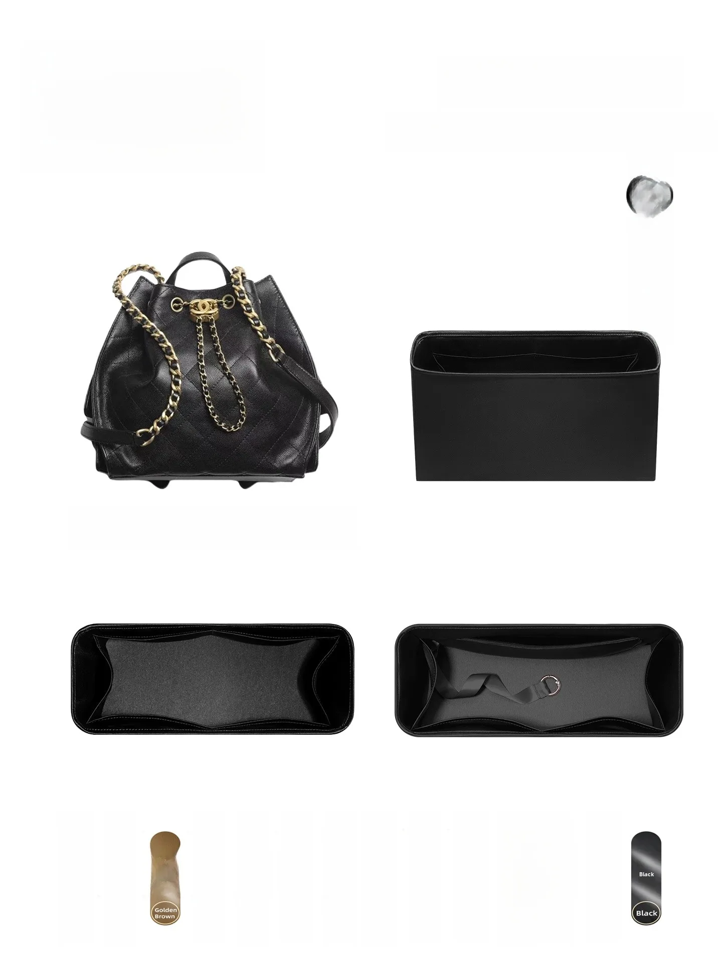 

Шелковый поддерживающий внутренний органайзер-вкладыш для сумки через плечо среднего и большого размера, на 25 отделений, на молнии, для семейного хранения