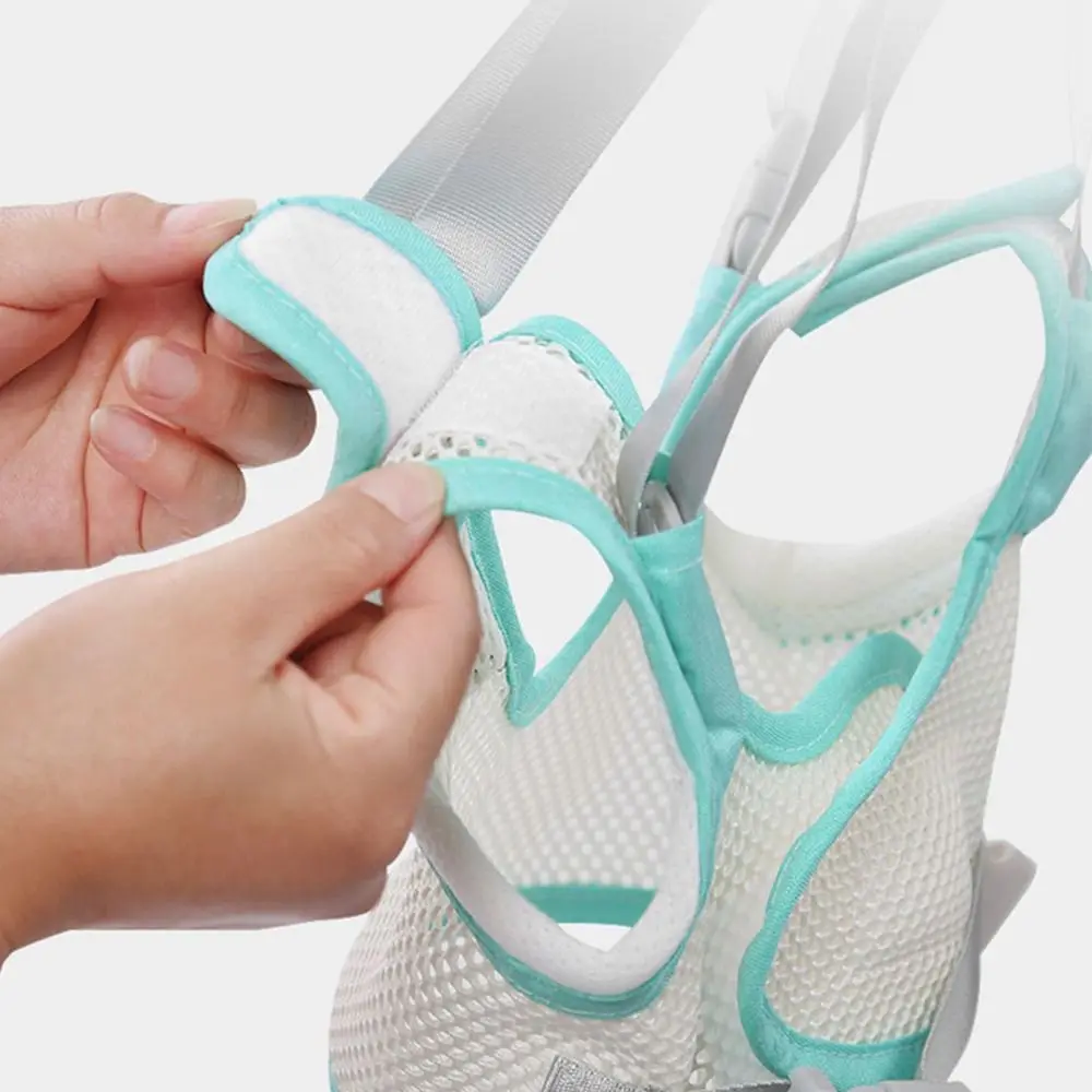 Imbracatura per camminatore di sicurezza per neonati, traspirante, regolabile, per l'apprendimento, supporto per la camminata, assistenza per allenatore, cintura assistente per bambini portatile antiscivolo