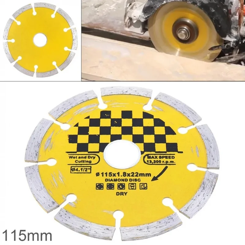 1 PCS105/115mm Diamond Dry Cutting Disc Circular Saw Blade Cutting Blade Disk For Marble Concrete Ceramic Granite  Cutting Tools