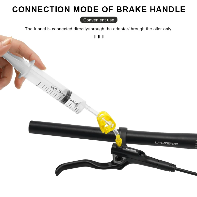 Bike Hydraulic Disc Brake Oil Bleed Kit Tools For Shimano Tektro Series Bicycle Brake Repair Tool Cycling Brake Oil Bleed Kit view 3