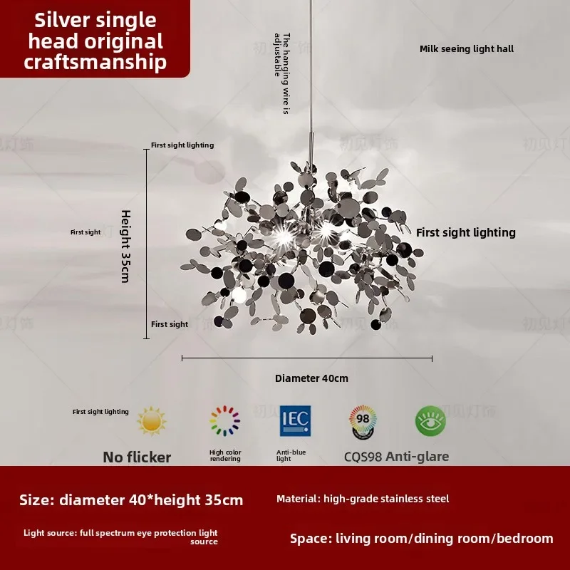 Creative Restaurant Lighting Dining Table Personality Creative Light Luxury Long Bar Island Clothing Store Chandelier