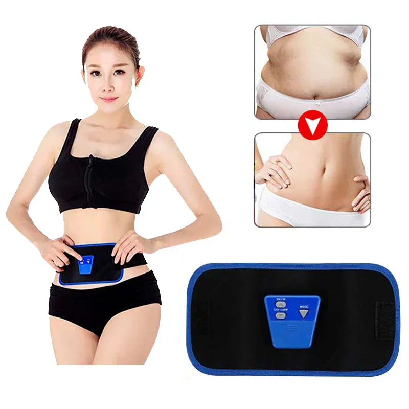 

Electric Slimming Body Massager Belt AB Gymnic Electronic Pulse Muscle Arm Leg Waist Slimming Massage Belt Body Building Belt