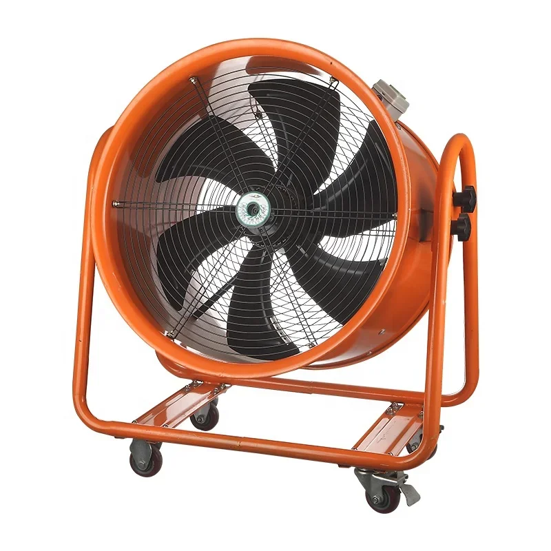 High Quality 24 Inch Movable Fan 220V 1500W 14500cmh Big Size Industrial 24 Inch Movable Ventilation Fan