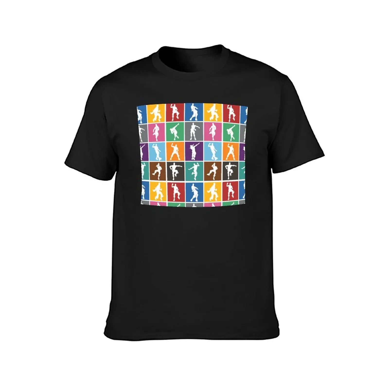 Battle Royale Victory Dance Rainbow lattice Funny T-Shirt blacks funnys plus sizes tshirts for men