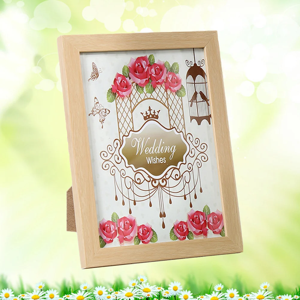 

Modern 4 Inch 10 X 15Cm Photo Frame Premium Plastic Desktop Wall Mount Picture Display for Home Decor Simple Fine Craftsmanship