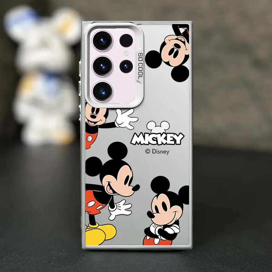 

Disney Mickey Minnie Mouse Phone Case for Samsung Galaxy S24Ultra S20 Note 20 Ultra S22 Ultra S20 FE S25 S25Plus S23 S24 FE S21