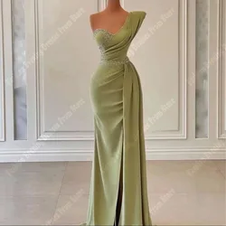 2025 Sexy Mermaid Evening Dresses Women Sleeveless Backless Split Customized Evening Dresses Female Clothes Elegant Hip Skirt