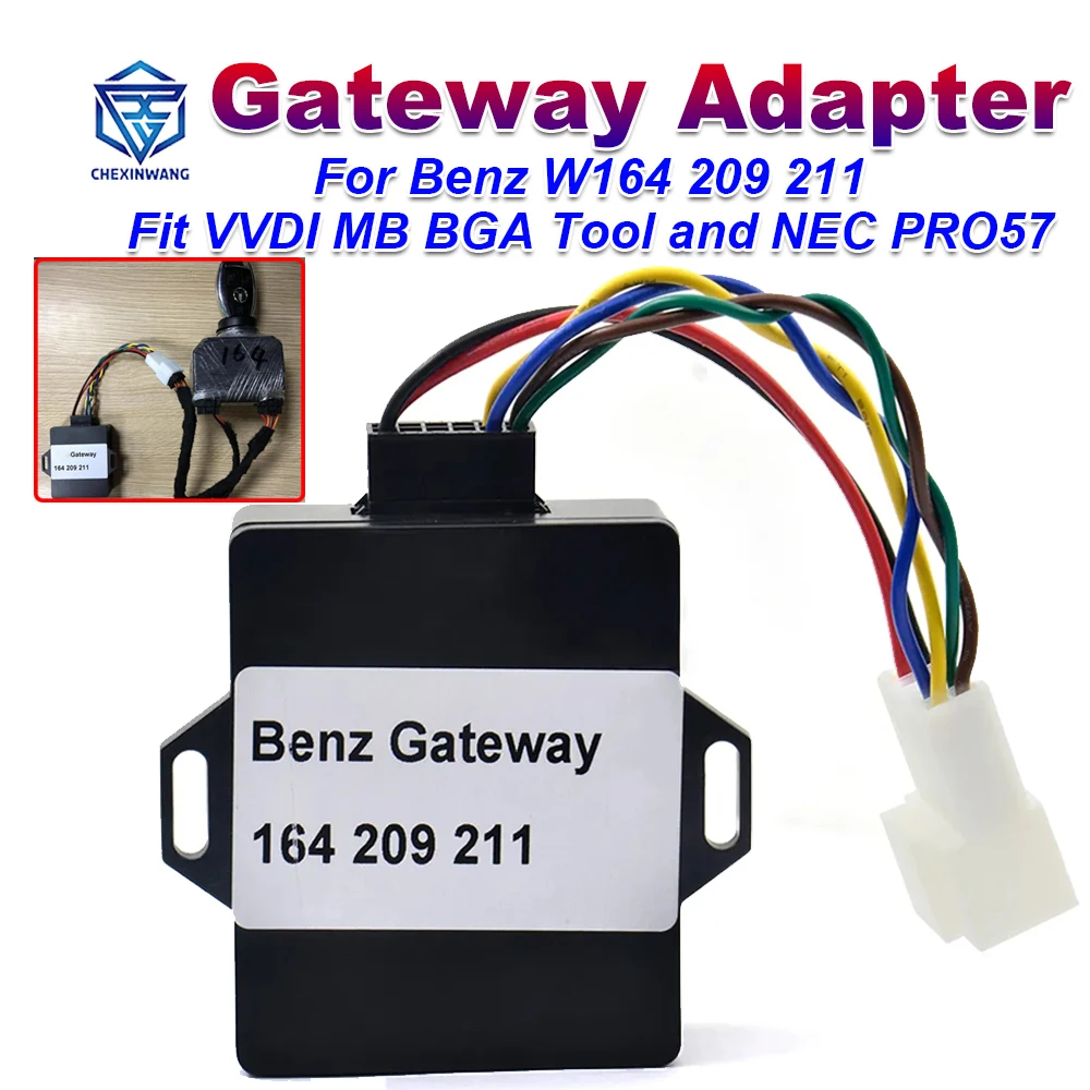 Gateway Adapter For Mercedes Benz A164 W164 211 Gateway Emulator Work With MB VVDI BGA Tool and NEC PRO57 164 209 211