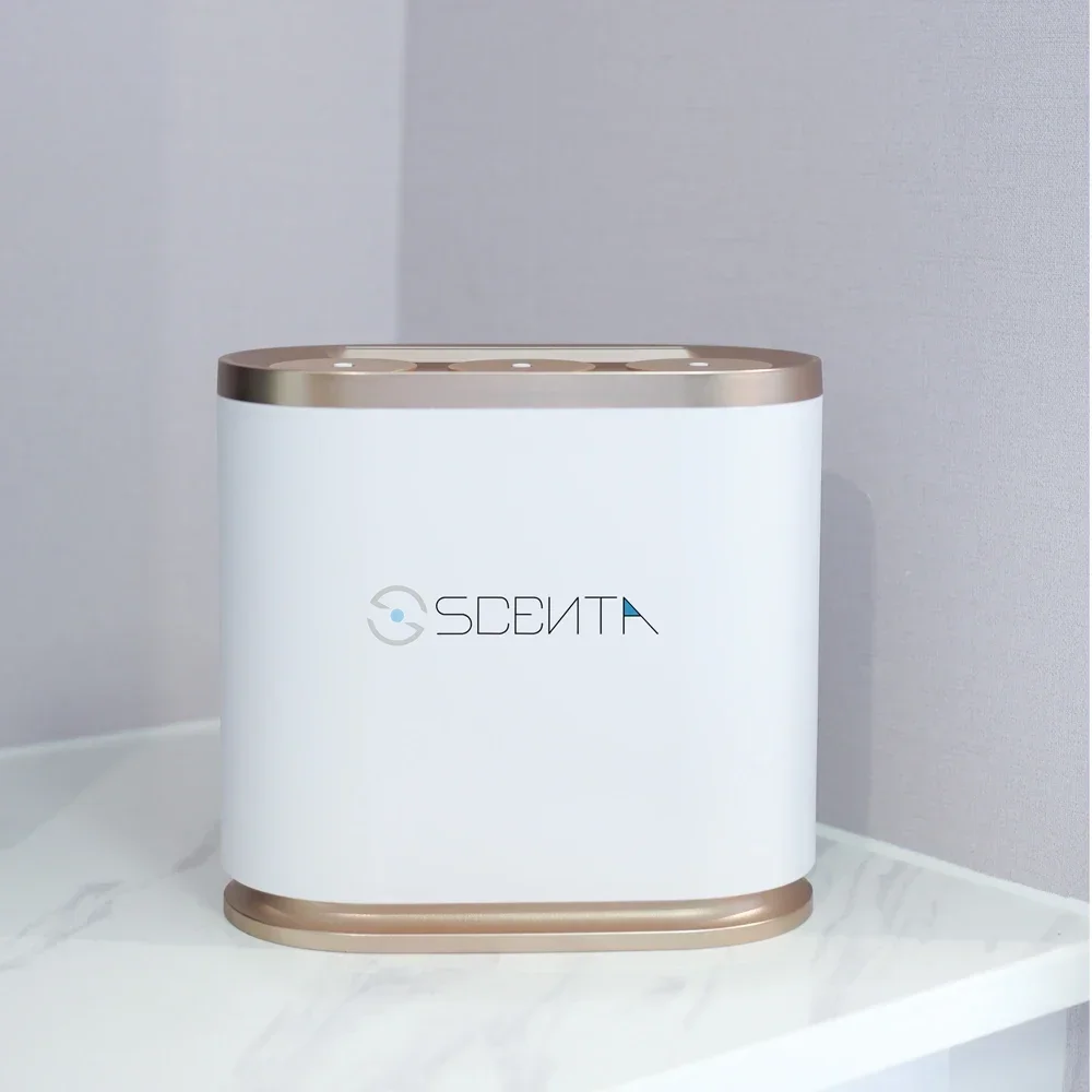 SCENTA Low Noise Essential Oil Remote Control Electric Cool Mist Spray No Water Scent Marketing Air Purifier Aroma Diffuser