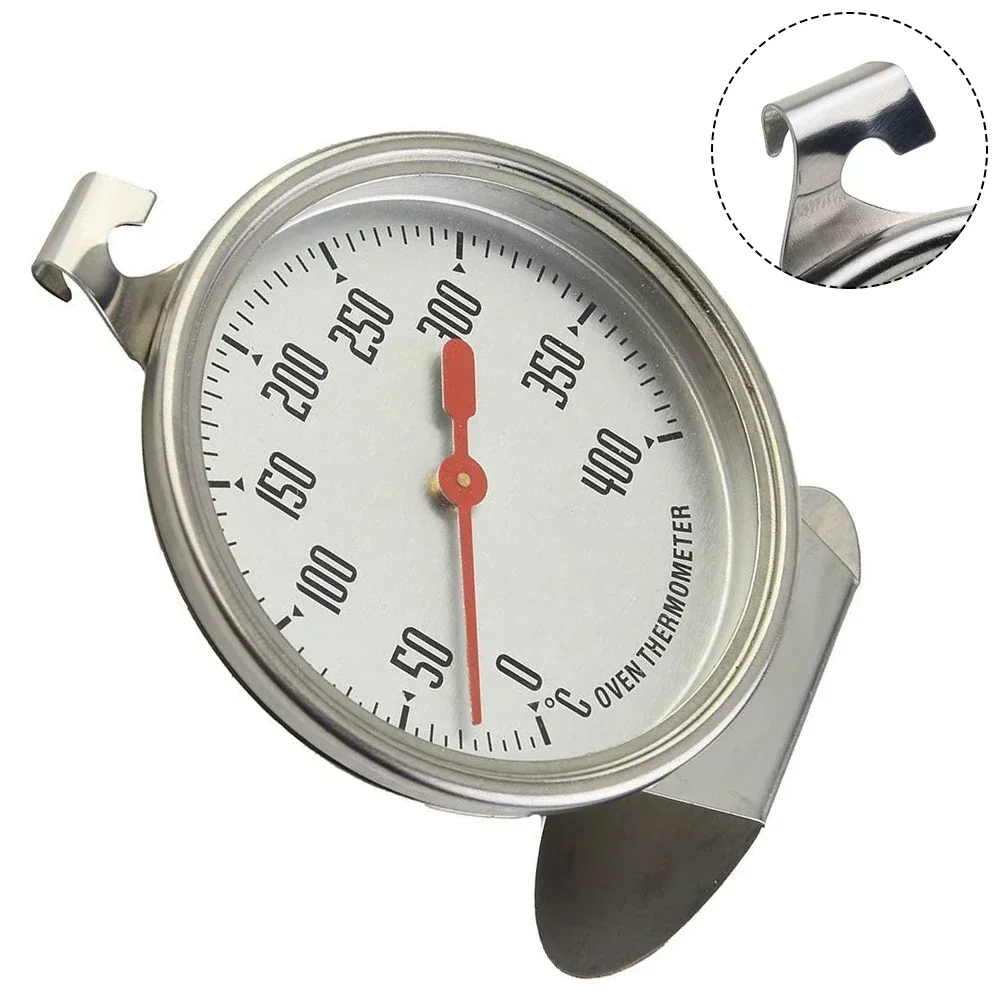 Stainless Steel Oven Thermometer  Kitchen Food Temperature Meter Gauge Measuring Range  0 To 400 ° C