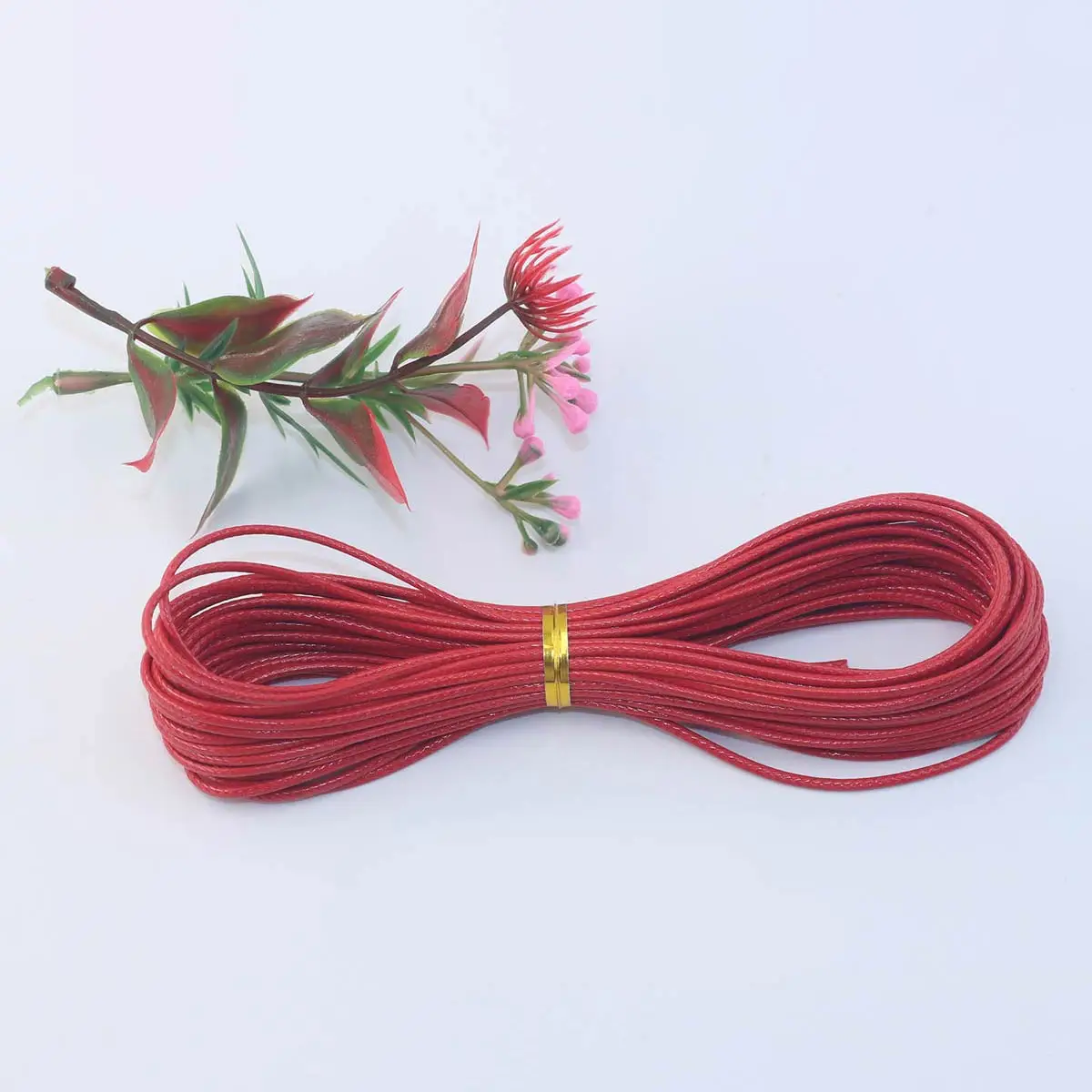 Wholesale 10Mx40 Colors 1mm Thick Mix Wax Cord Thread String Rope Handmade Crafts Clothes Tag Strap Luggage Accessories Supplies