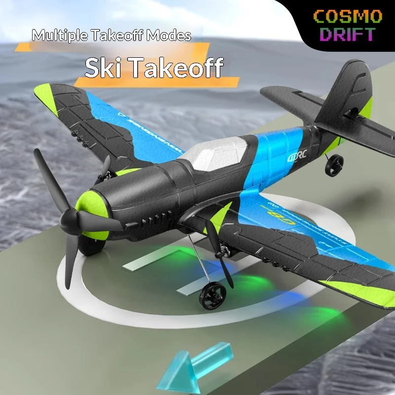 New 4DRC G8 RC Fixed Wing Glider Drone Anti-fall Remote Control Airplane Hobby Model Toy For Boys Kids Students Outdoor Play