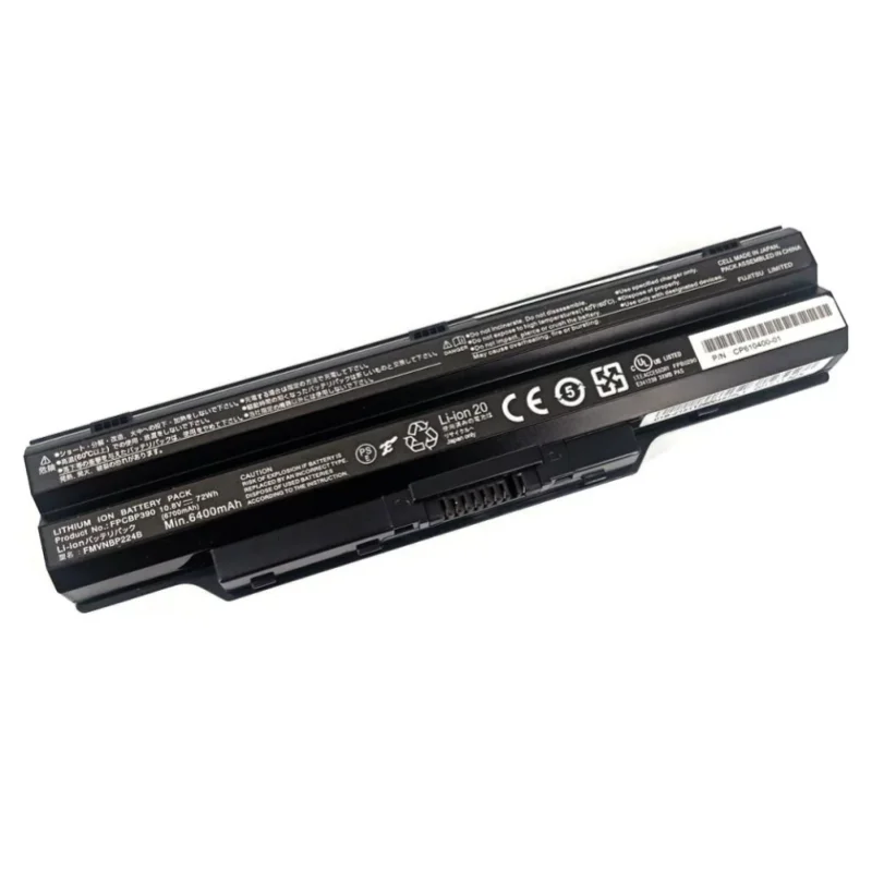 6Cell New FPCBP390 FMVNBP224B Laptop Battery For Fujitsu SH782 S782 Series FPCBP391 FPCBP392 Notebook 10.8V 72Wh 6700mAh