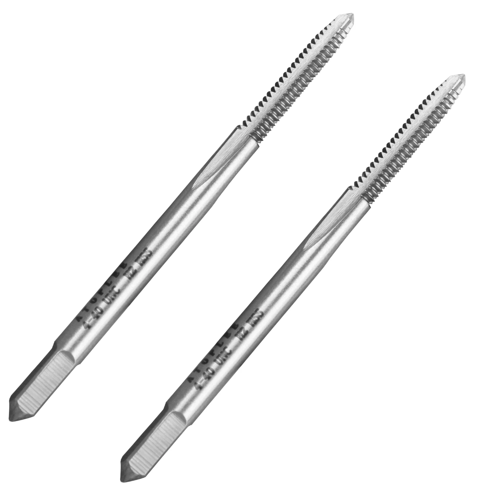 

2PCS UNC Standard 10-24 2-56 4-40 6-32 8-32 HSS Machine Tap For Metal Working Threading Purpose