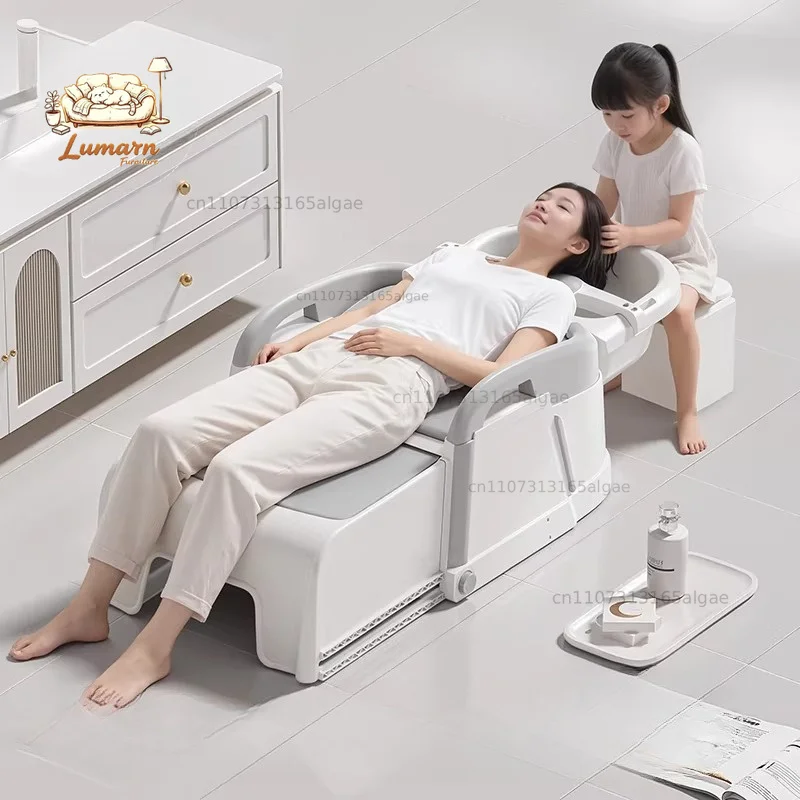 Pregnant Hair Washing Lounge Chair/ Shampoo Bed Wash Hair Salon/ Household Adult Foldable Postpartum Lying Down Shampoo Chairs