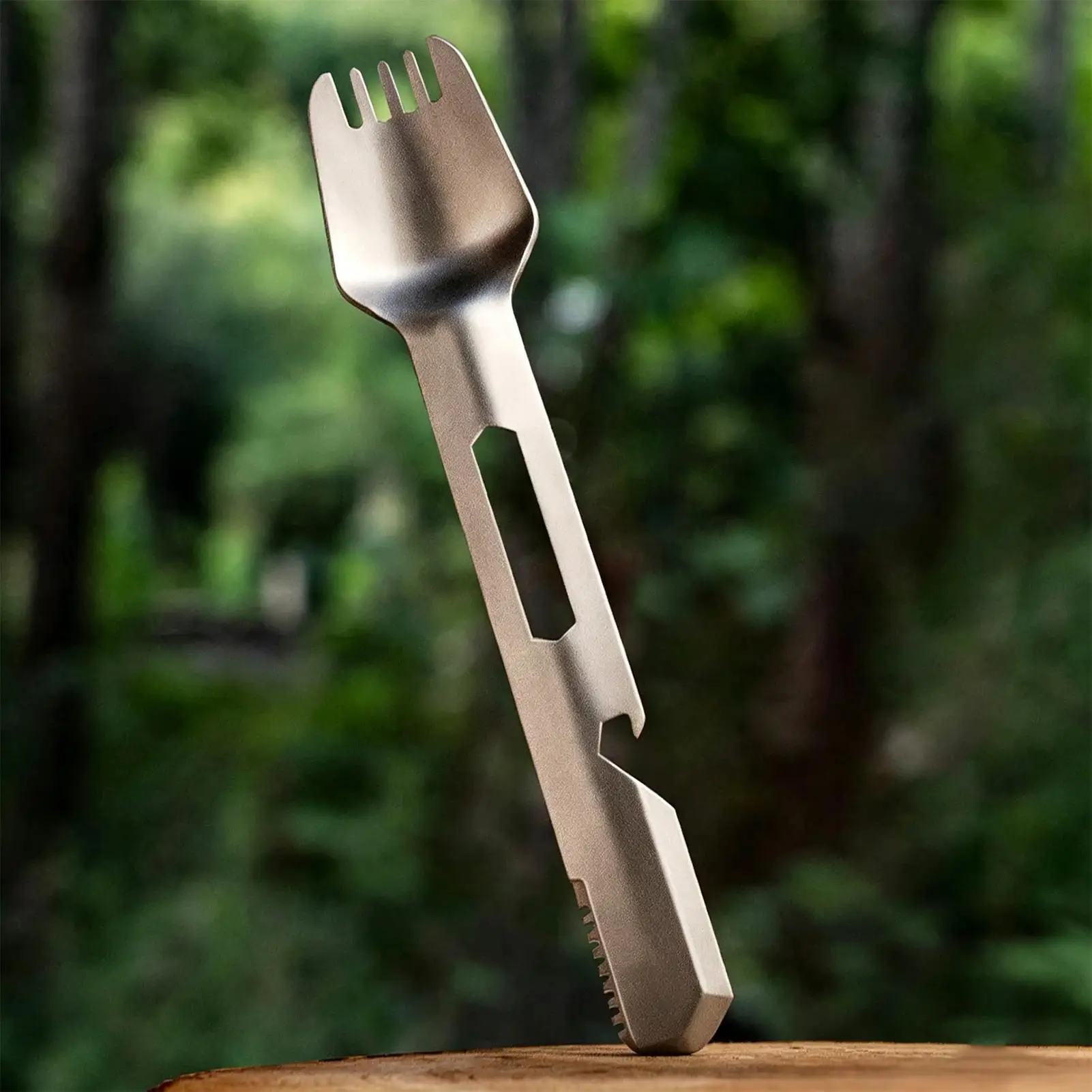 10 in 1 Multifunctional Camping Fork,Stainless Steel Spork,Practical Utensils For Outdoor Travel Backpacking And Kitchen Use