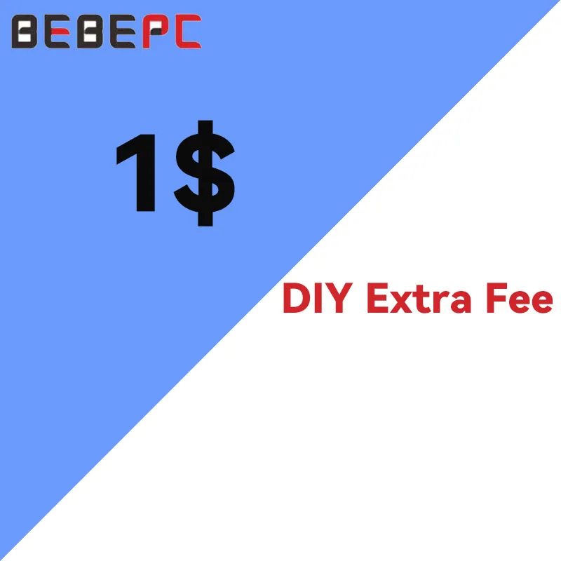 BEBEPC compacte pc-behuizing met kleine laptopbehuizing, flexibele voeding