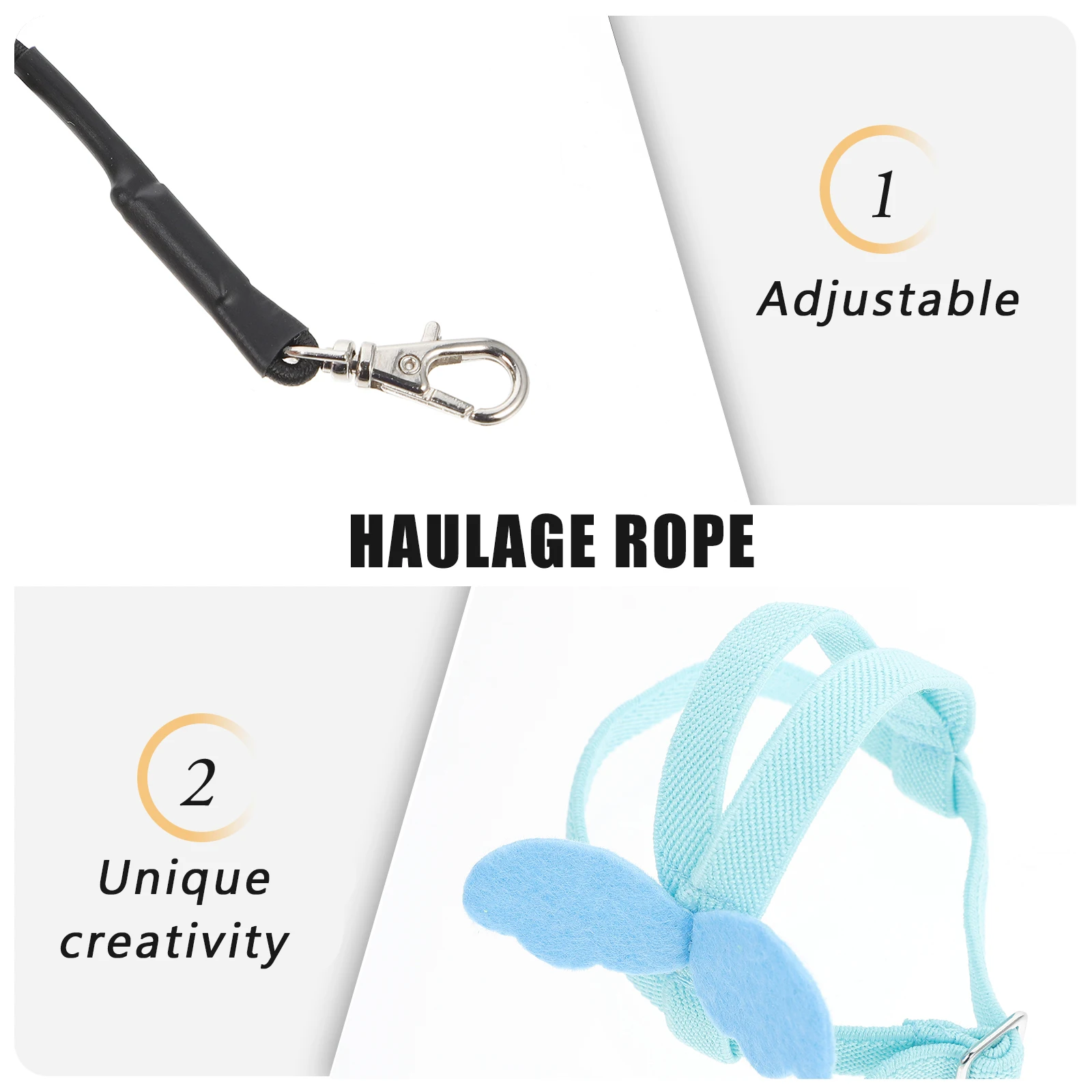 

1pc Adjustable Bird Harness Leash For Parrot Outdoor Flying Training Durable Escape Proof Pet Parrot Traction Rope Wing Safety