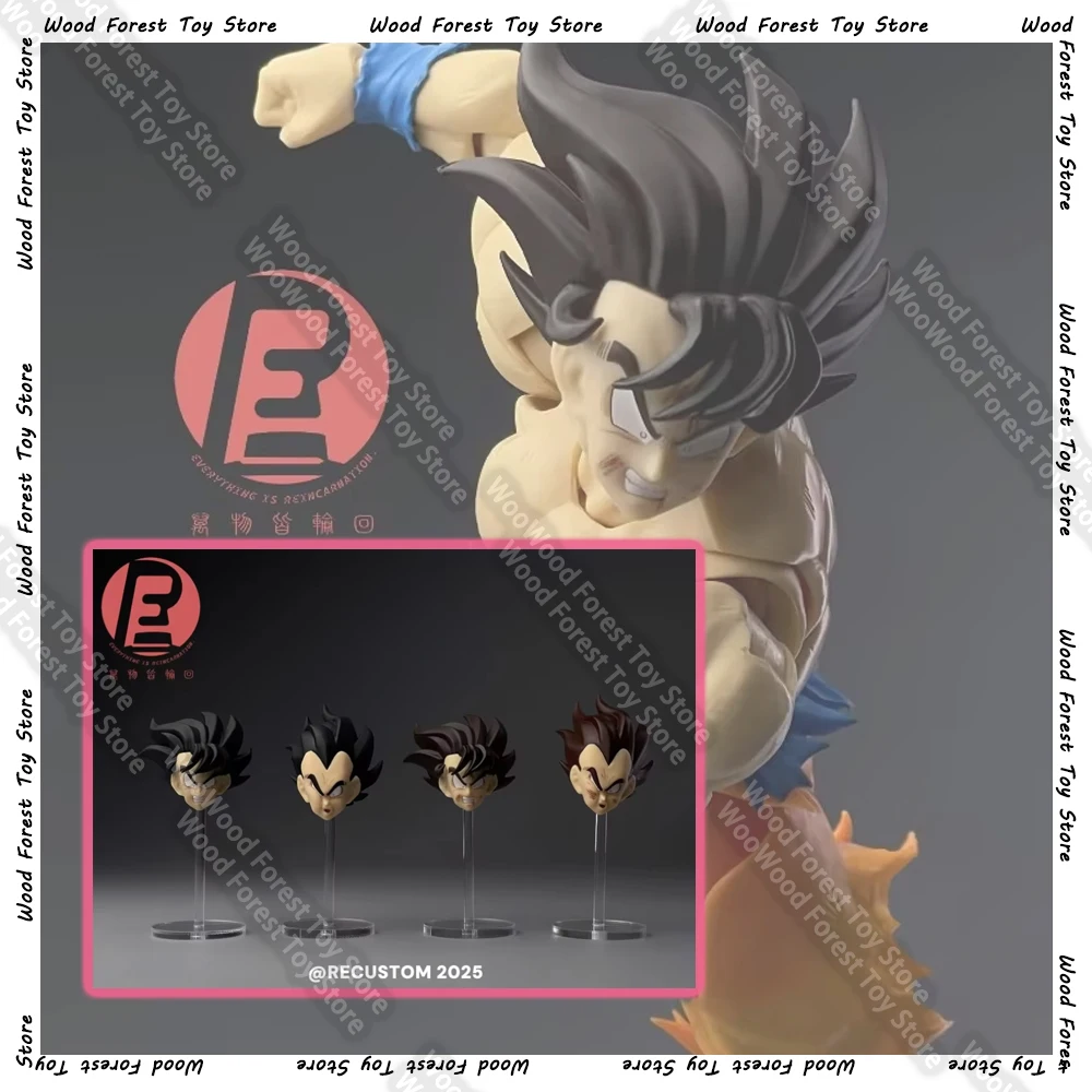 

RE Toys Dragon Ball Z Super Saiyan Son Goku Vegeta Parts Battle Damage Head Accessories Anime Action Figure Model Toy Gifts