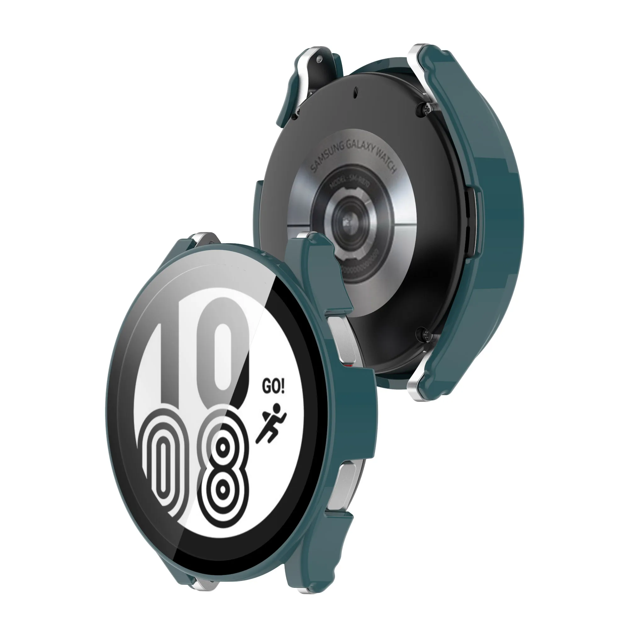 Screen Protector Case For Samsung Galaxy Watch 4 40mm 44mm Full Protective Cover PC+Tempered Glass Smartwatch Protection Shell