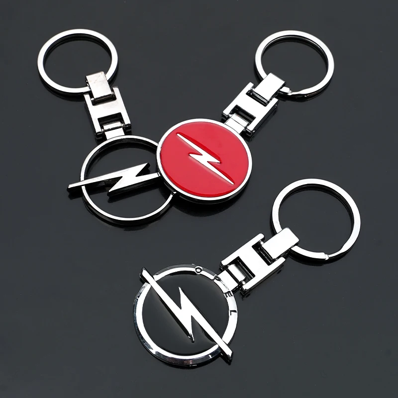 1 pçs emblema do carro chaveiro de metal acessórios para opel astra insignia vivaro corsa mokka zafira vectra opc vauxhall meriva