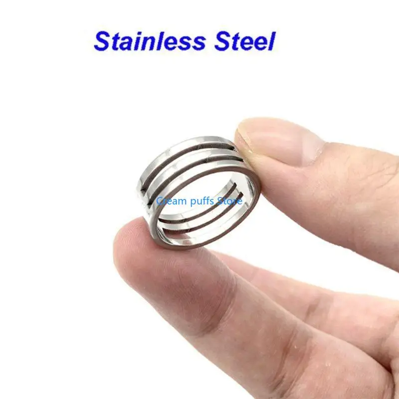 

50LE Opening Jump Ring Tools DIY Round Circle Supplies with Jewelry Repair Making Accessories for Necklace Stainless Steel