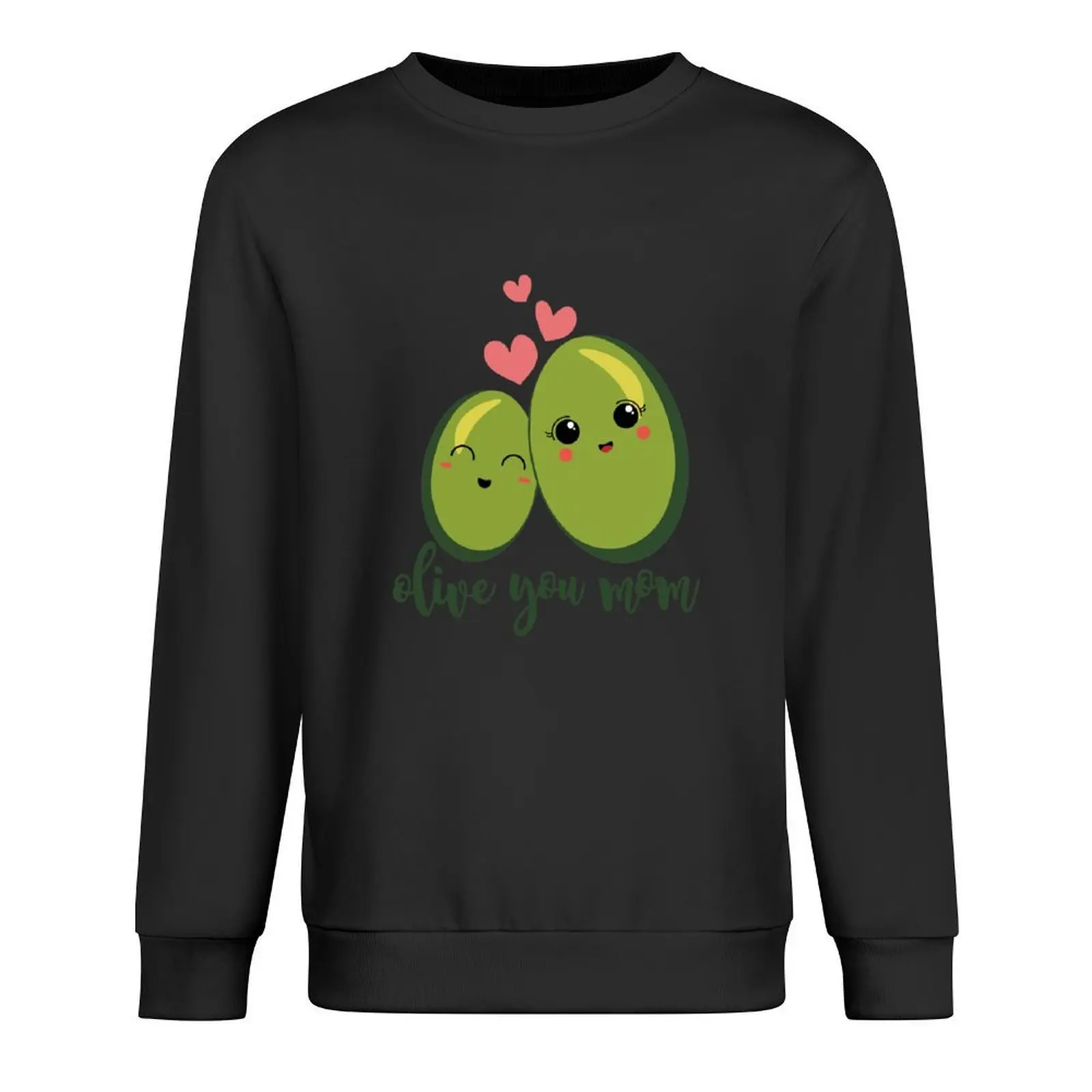 

Olive You Mom Pullover blouse anime clothes autumn new products men's coat sweatshirt for men