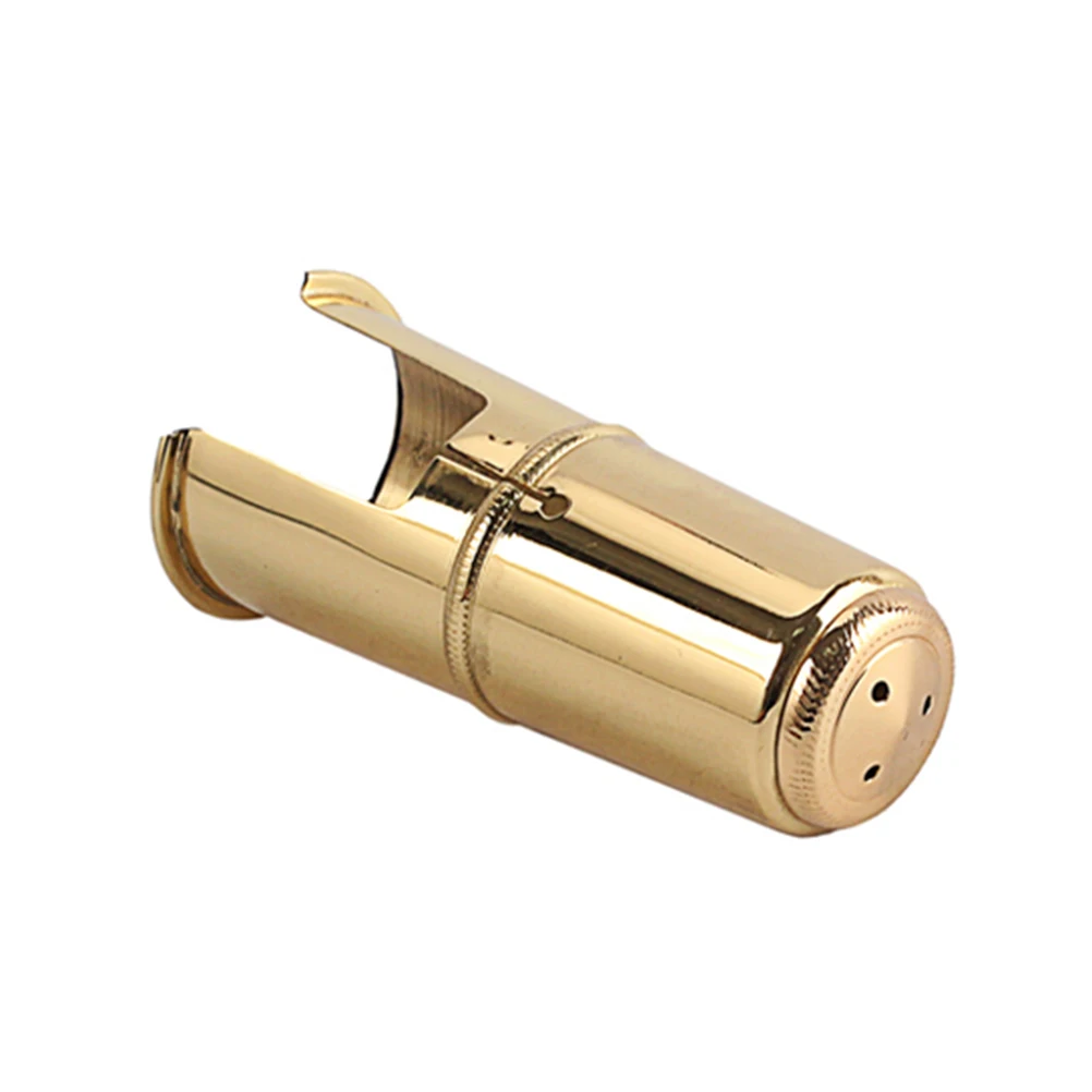 

Saxophone Mouthpiece Cap 73Mm Golden For Alto Sax C53F Size M Dust Cover Protector Metal Keep Clean Pure Sound Durable Small