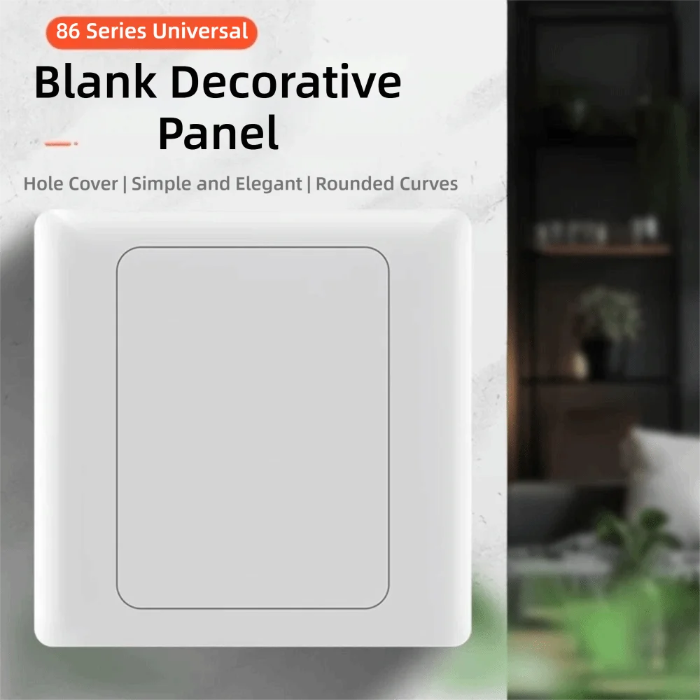 Wall Flange 86 Type Wall Hole Cover Thickened Switch Socket Cover Plate Decorative Panel Plate Home Improvement