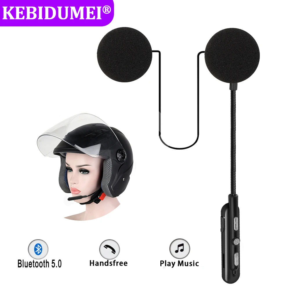 Motorcycle Helmet Headphone Bluetooth 5.0 Headset Wireless Stereo Earphone Automatic Answer Handsfree Call Earbud for Moto