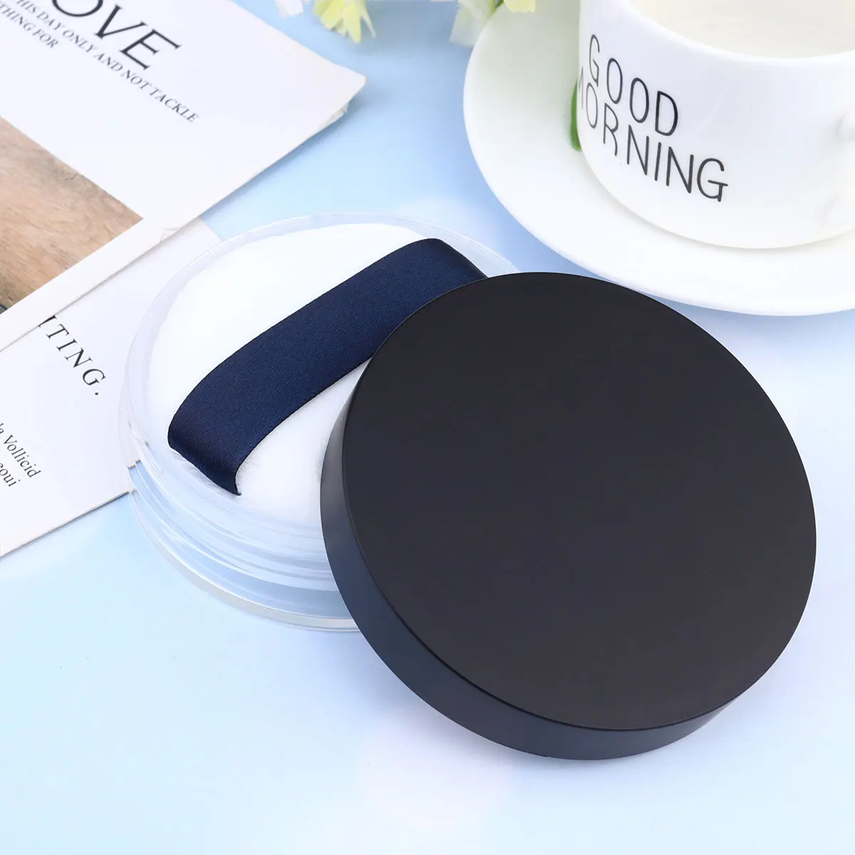 

Empty Container 20G Face Powder Compact Reusable Travel Jar Portable Storage Organizer For Loose Powder Blusher Glitter