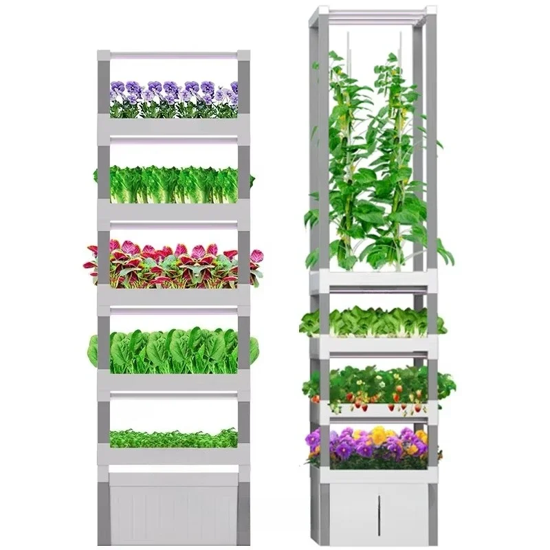 Indoor Smart Flower Pot Flower Pot Box Hydroponic Planting System Home Kitchen Gardening Smart Flower Pot