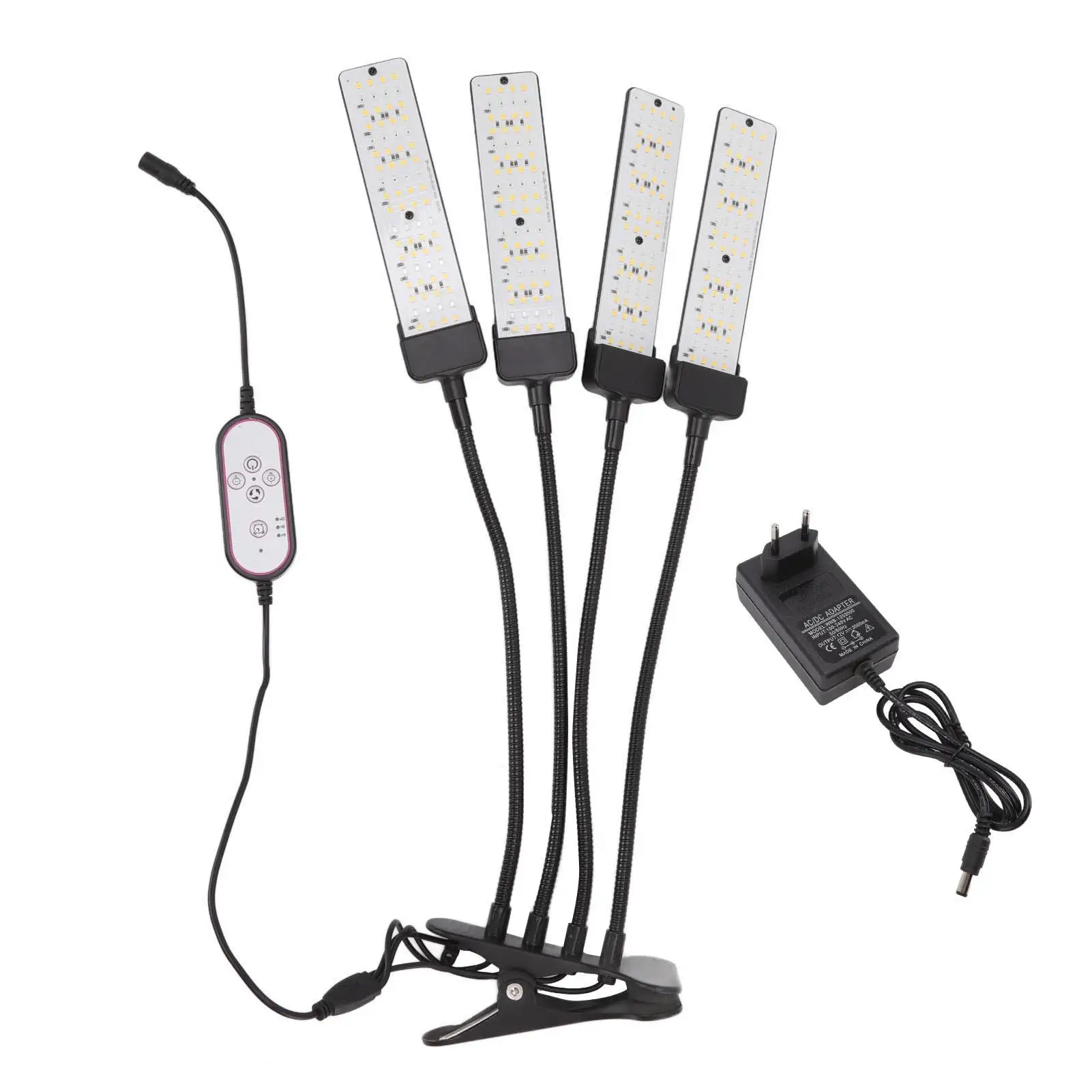 

Full Spectrum LED Grow Light Lamp 100-240V Timing Function Slip Proof Base for seedlings Hydroponics Indoor Plant Growth