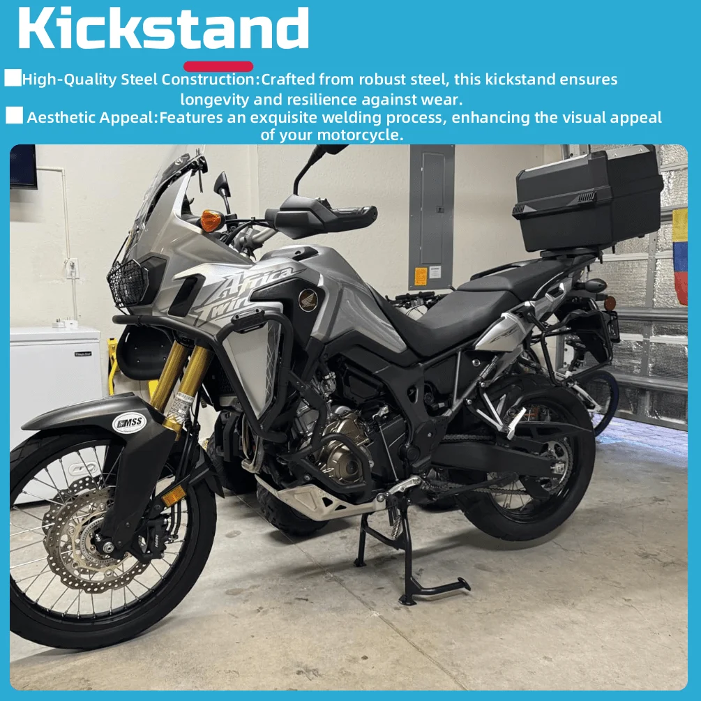 For Honda CRF 1000L Africa Twin 2016-2019 2018 CRF1000L Kickstand Foot Center Stand Support Centerstand Motorcycle Accessories