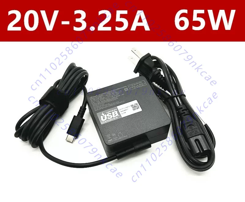 USB‑C Laptop Charger For Toshiba FSP065‑A1CR3 65W 20V 3.25A Power Adapter