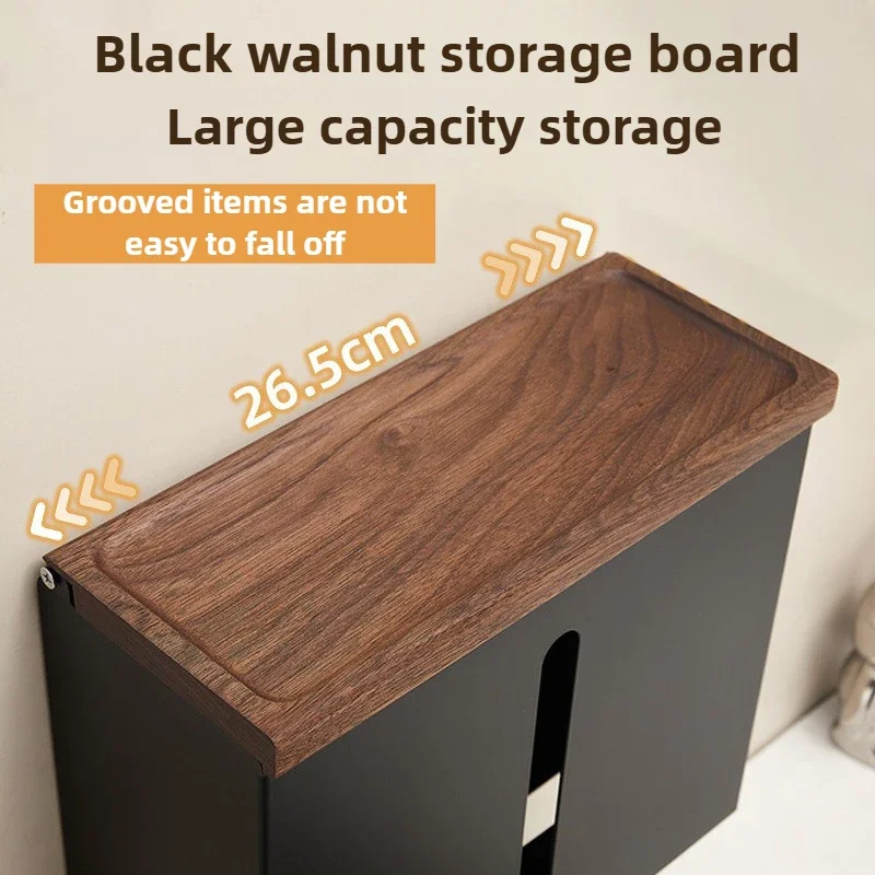 Bathroom Tissue Box Luxury Living Room Bedroom Tissue Box Storage Kitchen Wall Mounted Paper Case Toilet Rectangular Home Decor