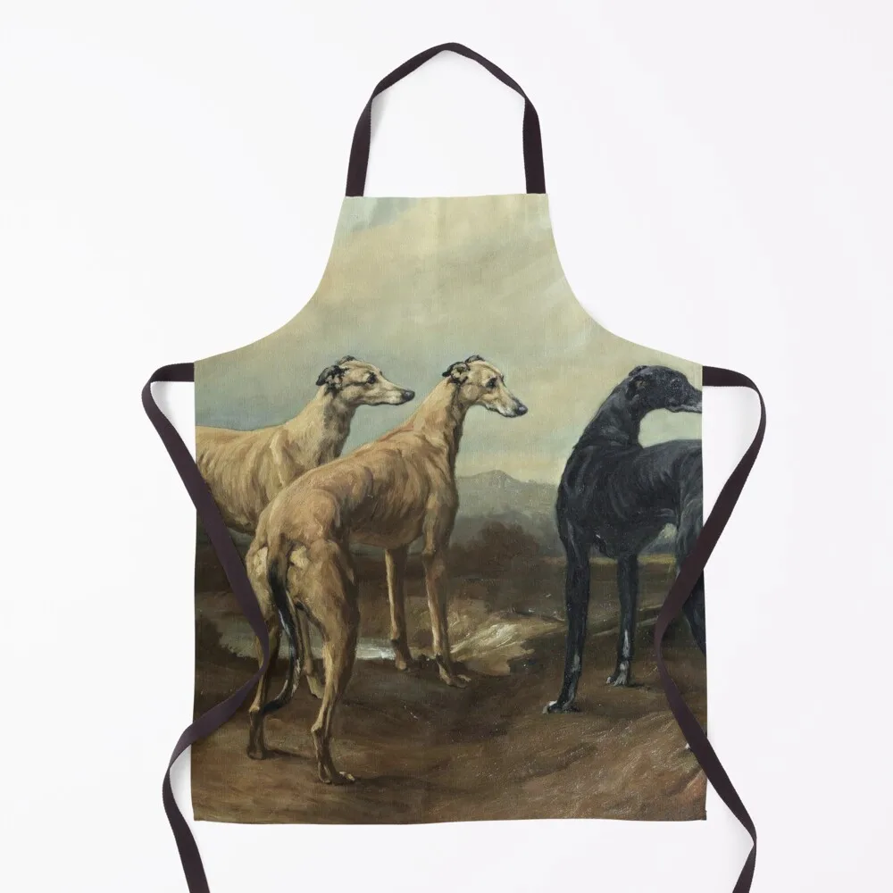 

Greyhounds in a landscape Apron Kitchen Supplies Idea Goods Household Items Useful Kitchen Things And For Home Apron