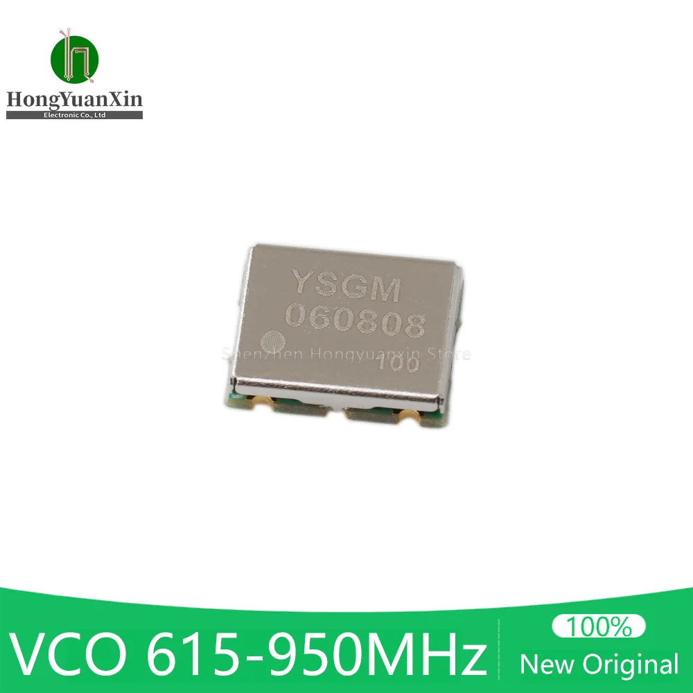 10Pcs YSGM060808 VCO Voltage Controlled Oscillator 615-950MHz RF Shielding Signal 700MHz Broadcasting 5G