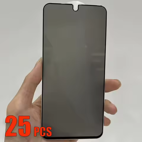25pcs Privacy Tempered Glass 9H Screen Protector Film Full Cover Guard For Samsung Galaxy S25 Ultra S24 FE S23 Plus S22 S21