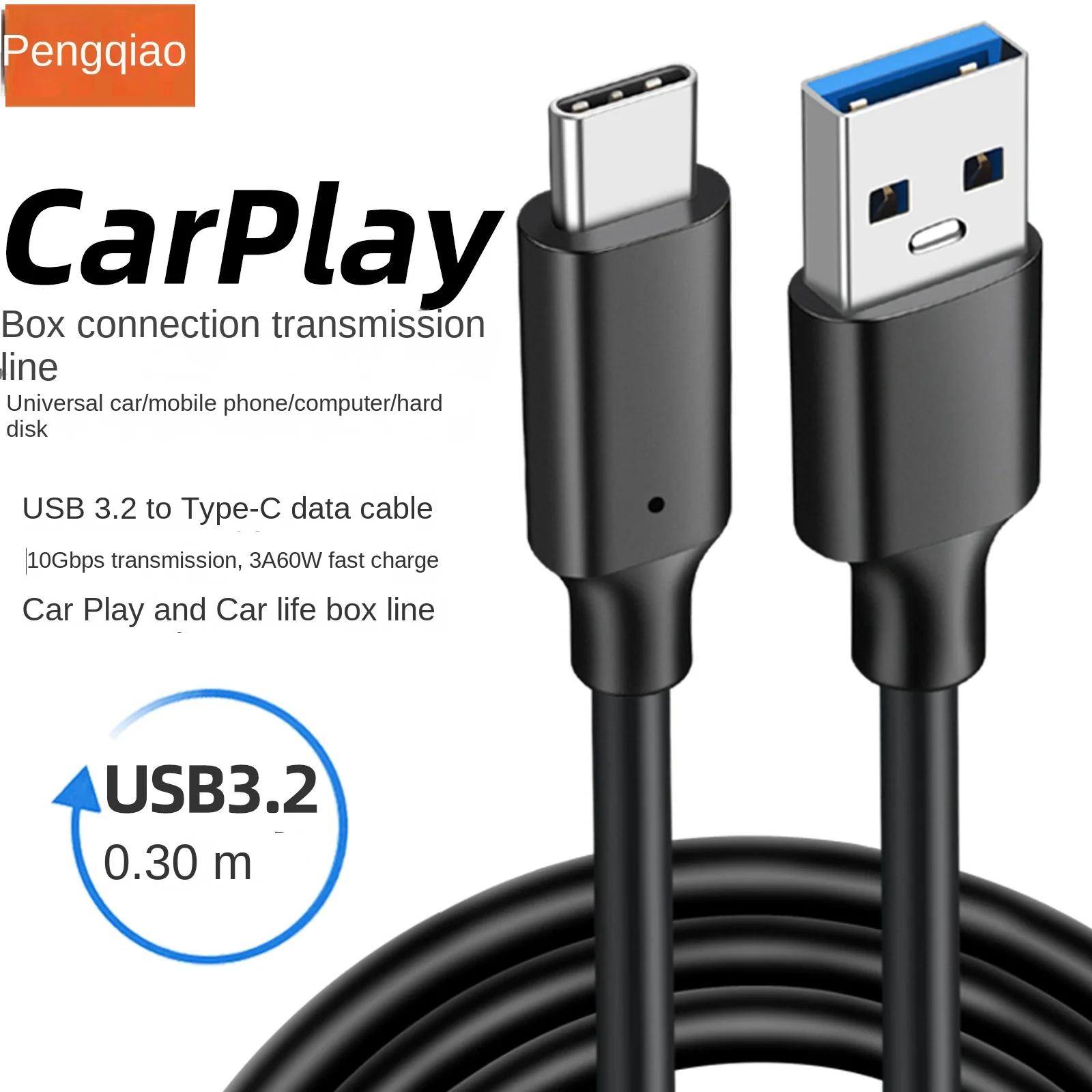 Carplay Box Line Carlife Car Navigation Data Cable USB to Type-C3.2 Data Cable cavo stampante usb