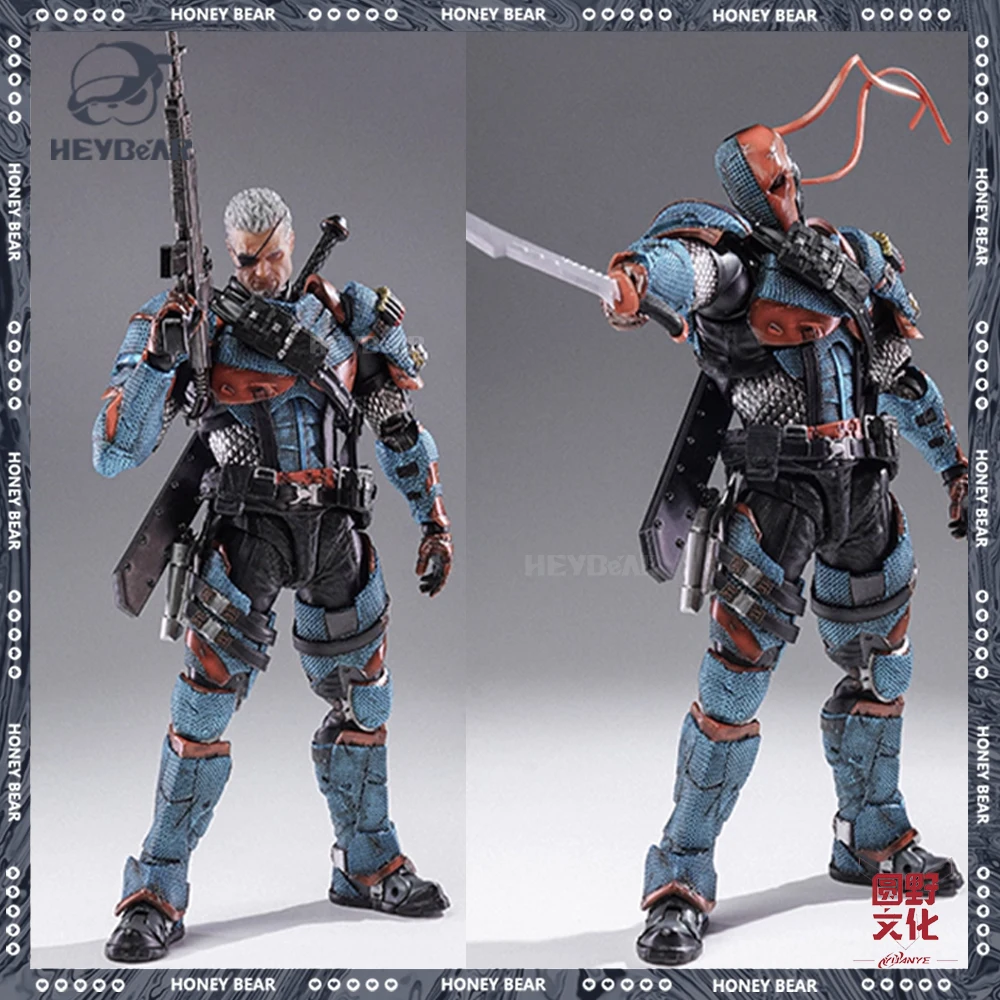New Original Lpzz Toys 1/12 Deathstroke Arkham Knight Action Figures Finished Module Movable Batman Collectible Model Toy Gifts