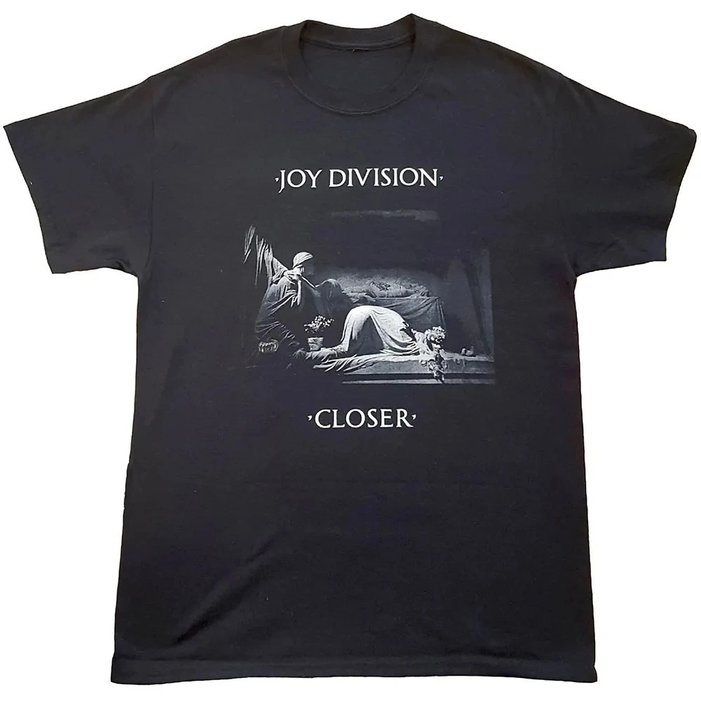 

Joy Division Classic Closer Peripheral Pattern Printing Summer Luxury Brand Cotton Men's and Women's T-Shirts Short Sleeves